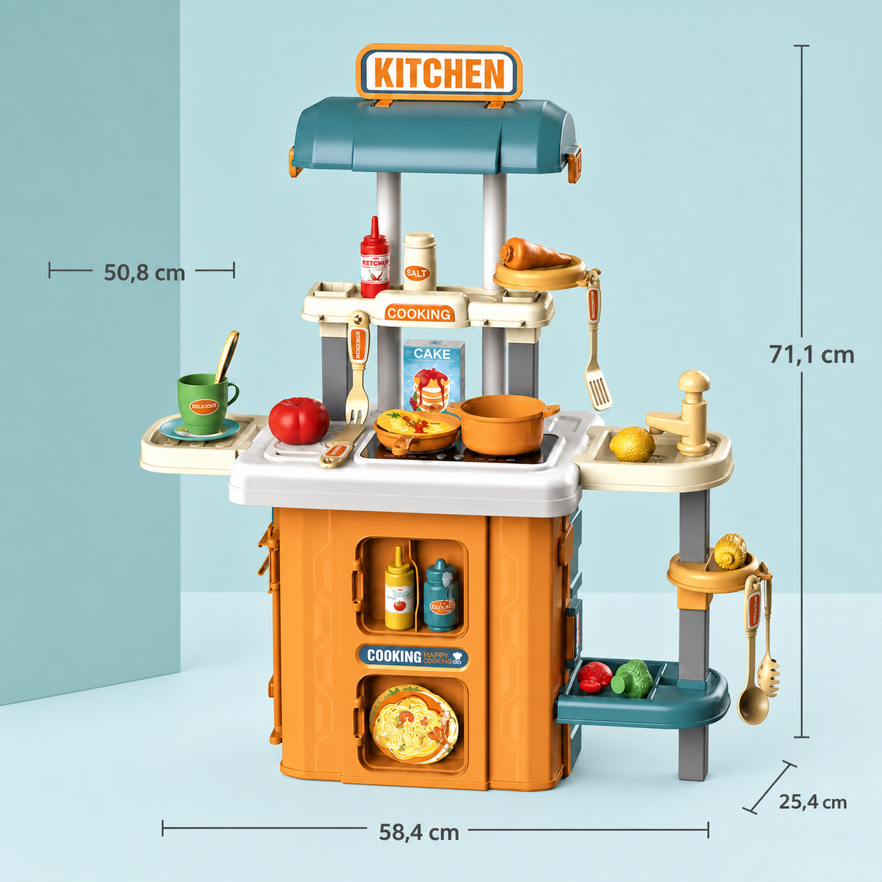 Cocina 2 en 1, portátil