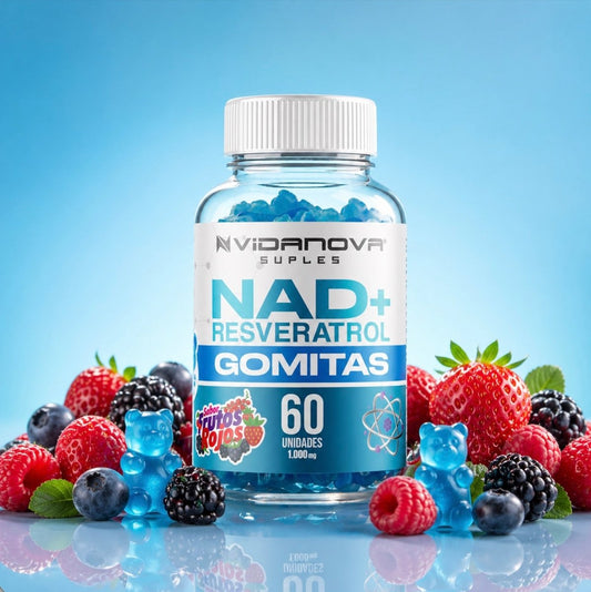 60 GOMITAS NAD+RESVERATROL 1000mg - Rukal