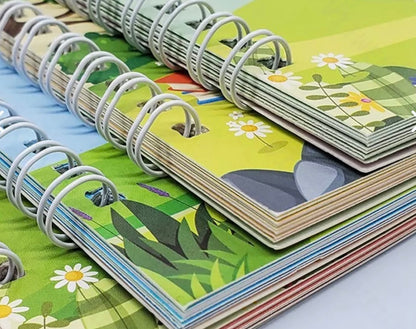 Set 4 Cuadernos Mágicos Caligrafía Montessori + Lápiz + Recargas