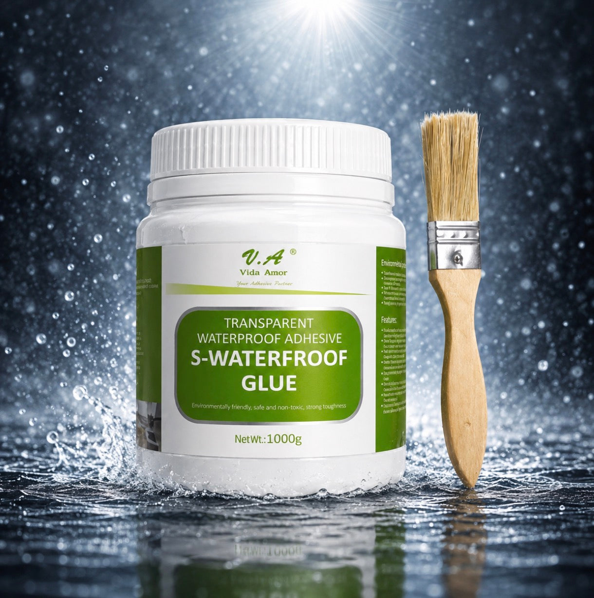 Sellador impermeabilizante. Pack 2KG