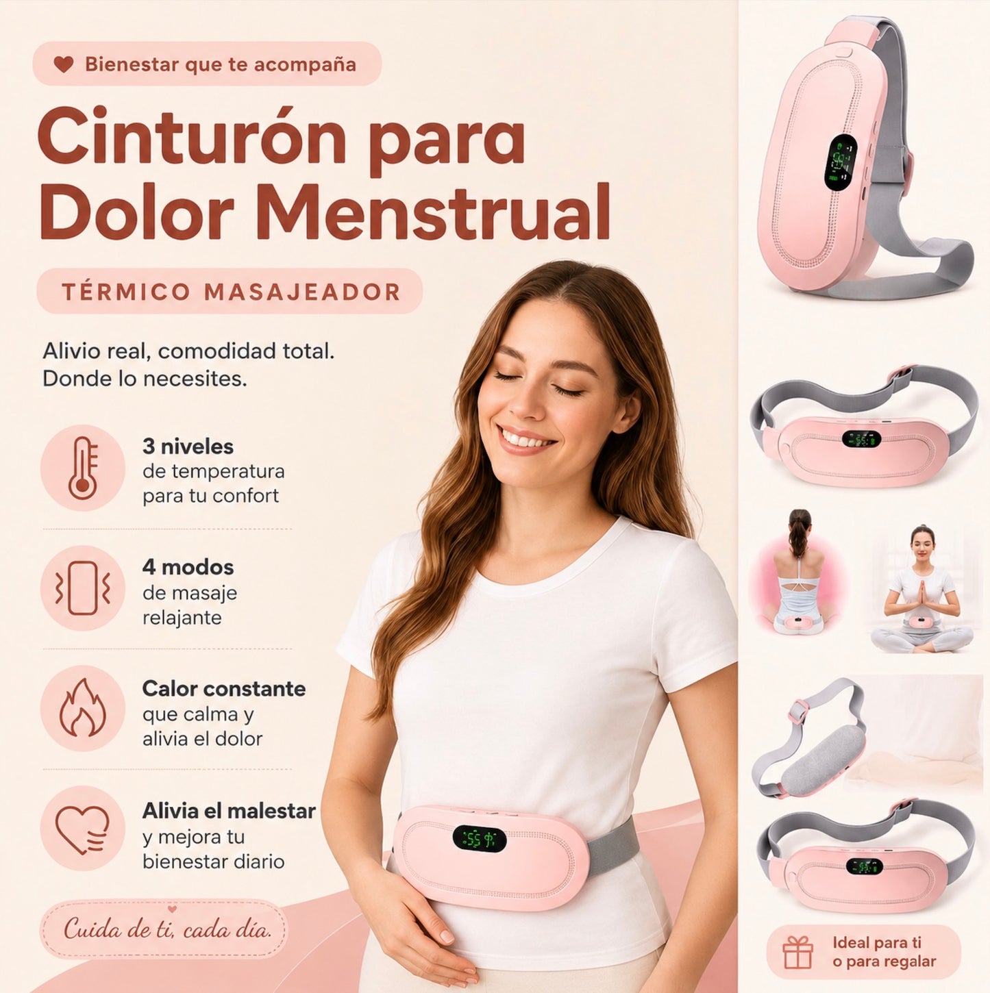 Calentador Menstrual inalámbrico
