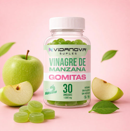 GOMITAS VINAGRE DE MANZANA 1000MG 30 un.