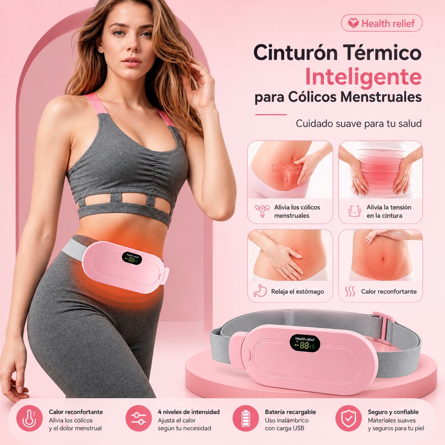 Calentador Menstrual inalámbrico