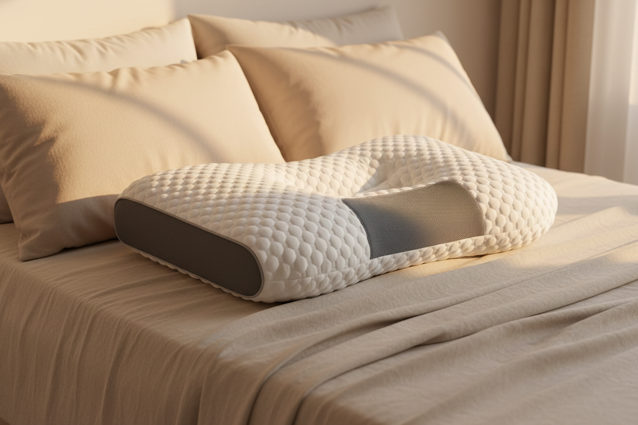 Almohada perfil lateral