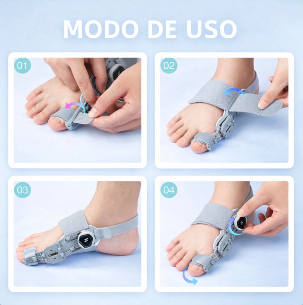 Corrector de Juanetes Ajustable Nocturno 🌙 - Rukal
