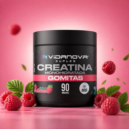 Creatina Gomitas Monohidratada Micronizada - Vidanova® Suples - Rukal