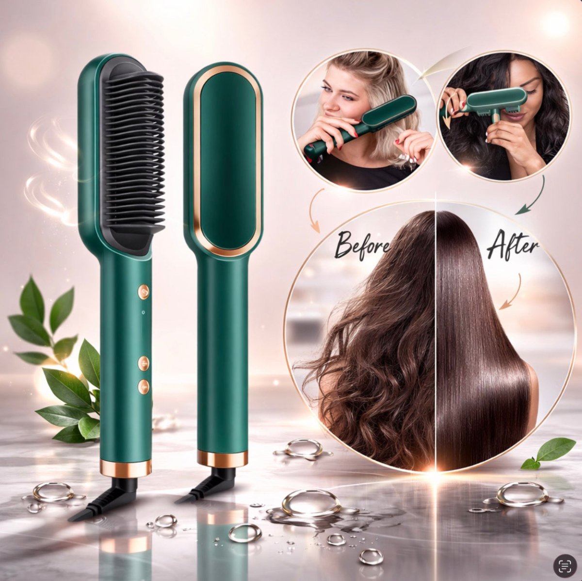 Depiladora Facial + Cepillo Alisador - Rukal