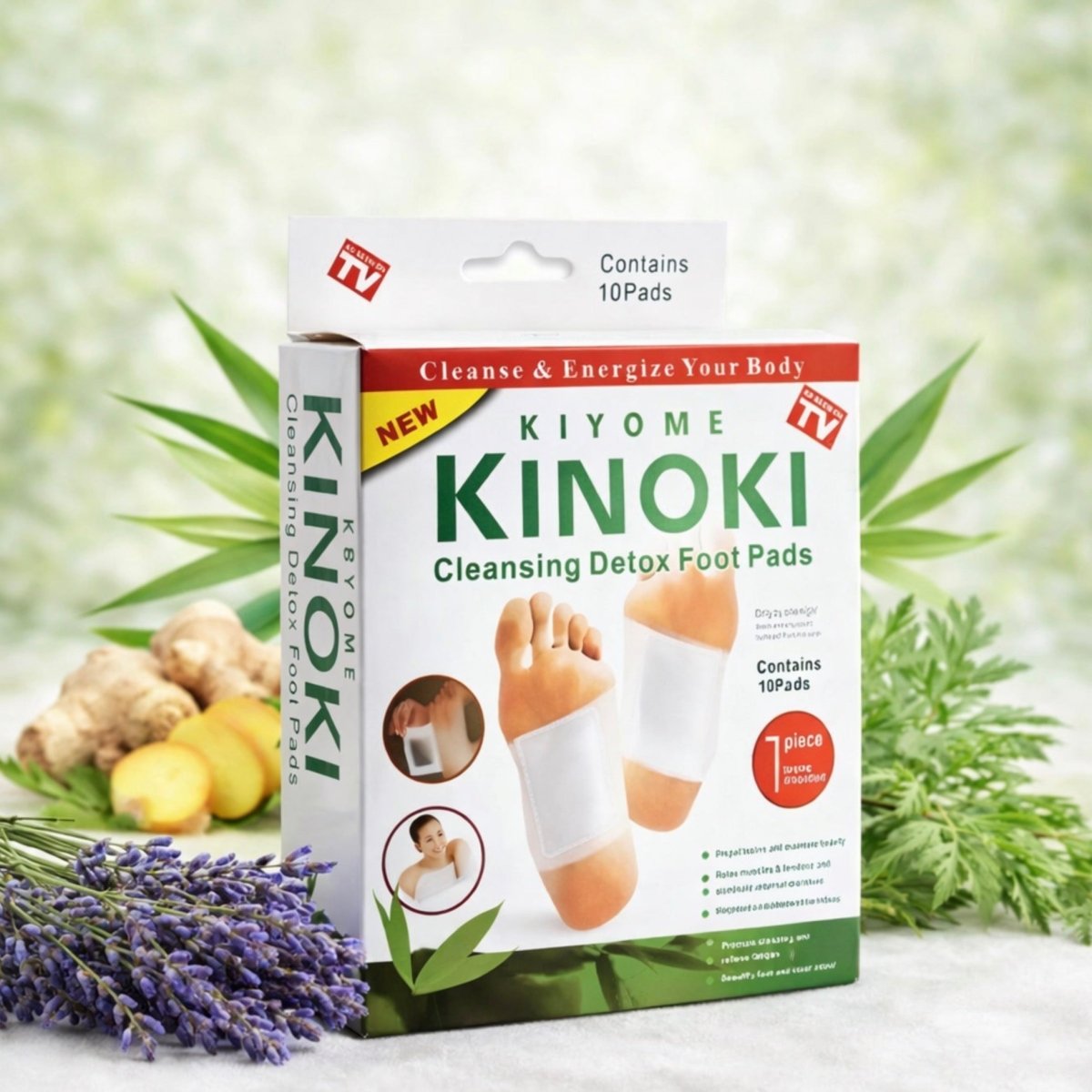 Pack 50 Parches Kinoki Desintoxicación - Rukal