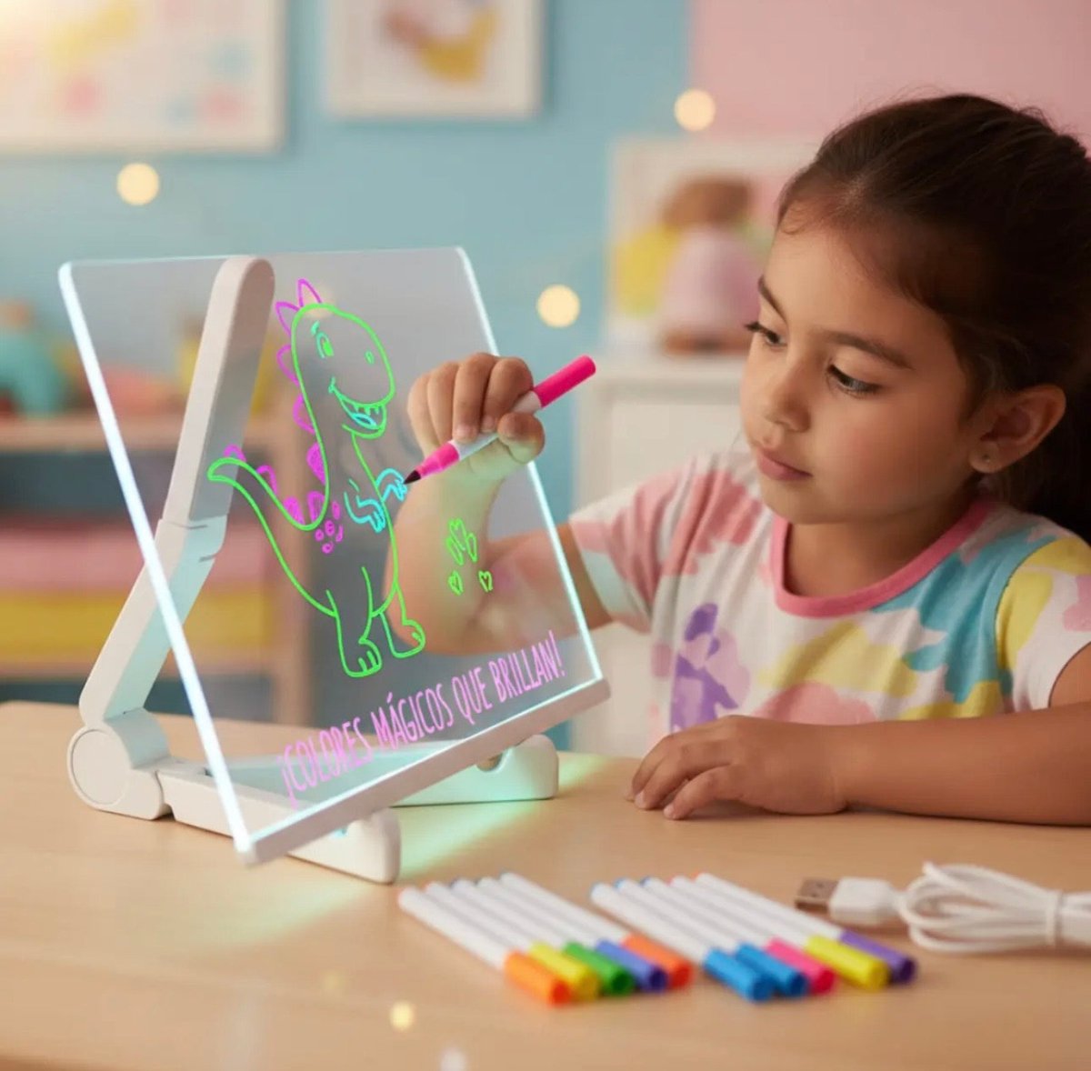 Pizarra NEON LED Acrílica LumiBoard - Rukal