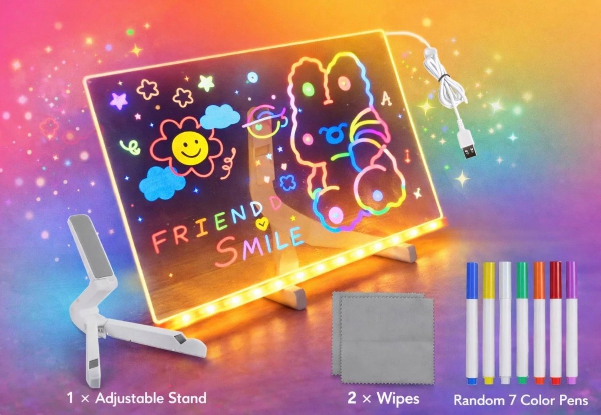 Pizarra NEON LED Acrílica LumiBoard - Rukal