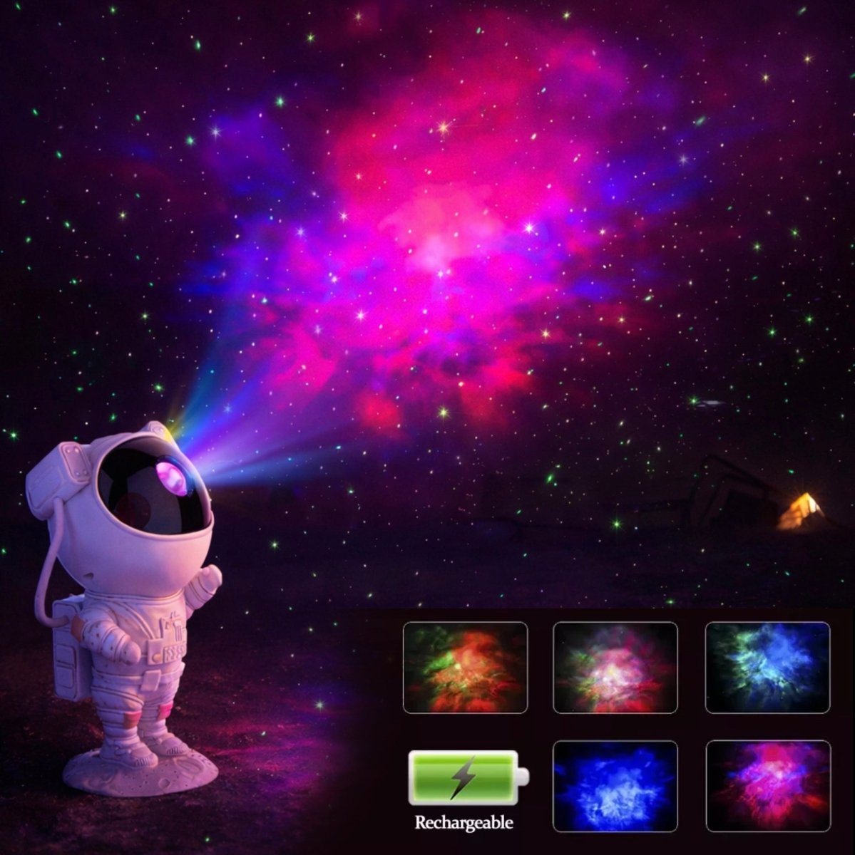 Proyector Astronauta galaxia - Rukal