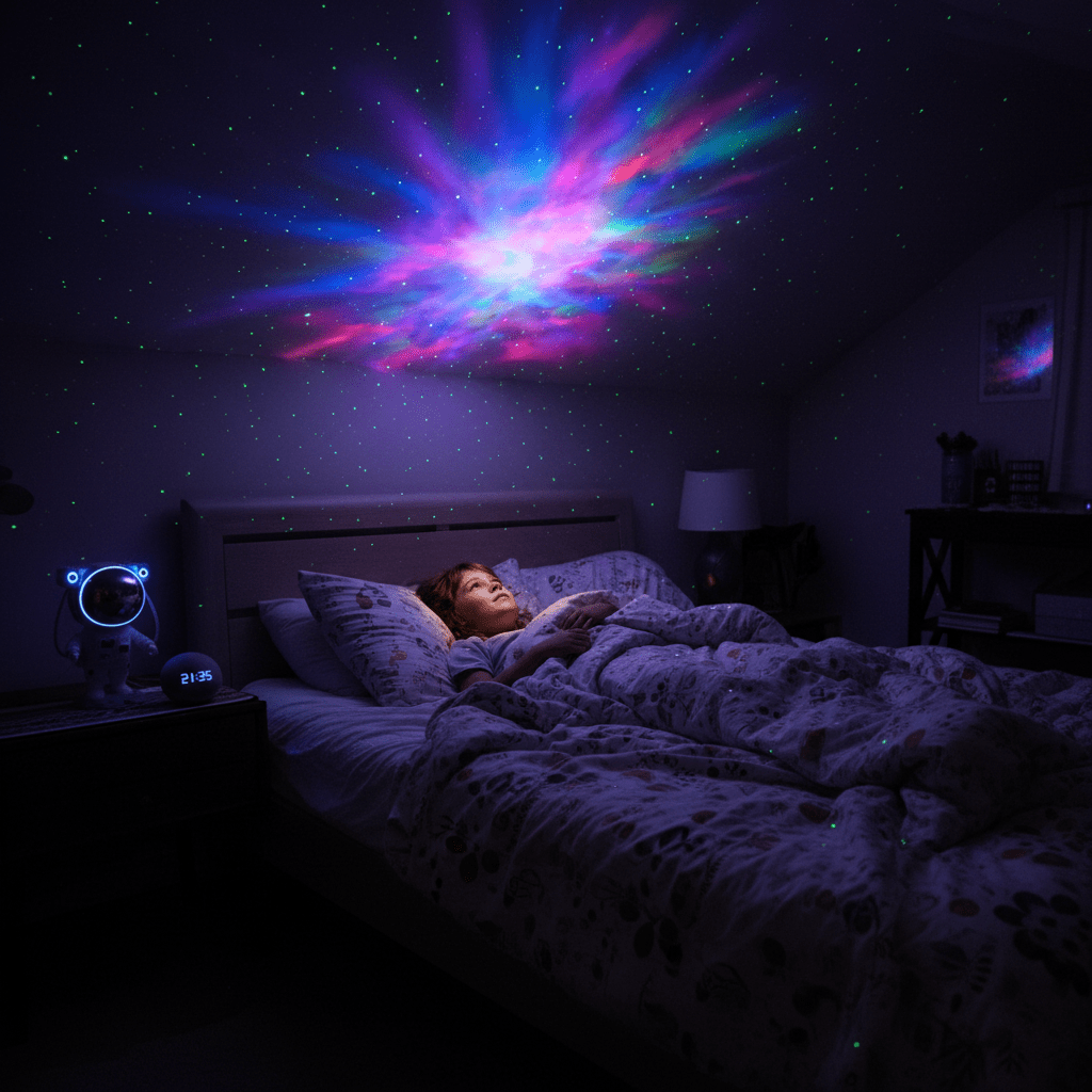 Proyector Astronauta galaxia - Rukal