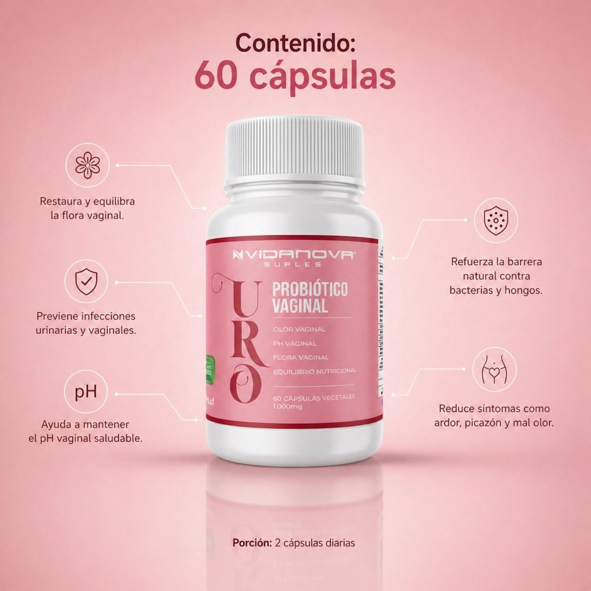 URO Vidanova® 1000MG 60 CAPS - Rukal